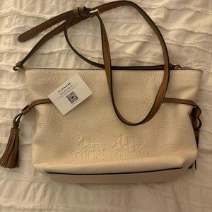 Coach CA164 Andy Crossbody With Horse And Carriage IN Chalk Multi